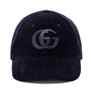 Gucci GG Logo Corduroy Baseball Hat Cap
